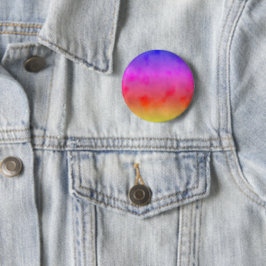 Regenboogdamp Ronde Button 5,7 Cm