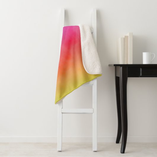 Regenboogdamp Sherpa Deken (In situ)