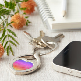 Regenboogdamp Sleutelhanger