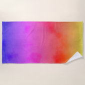Regenboogdamp Strandlaken (Voorkant)