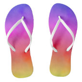 Regenboogdamp Teenslippers (Voetbed)
