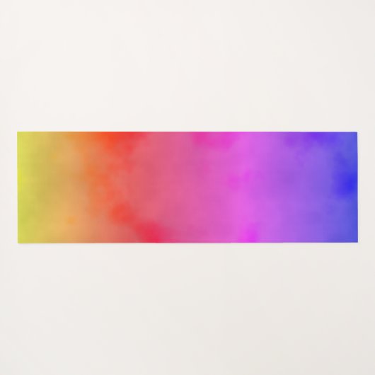 Regenboogdamp Yogamat (Achterkant (horizontaal))