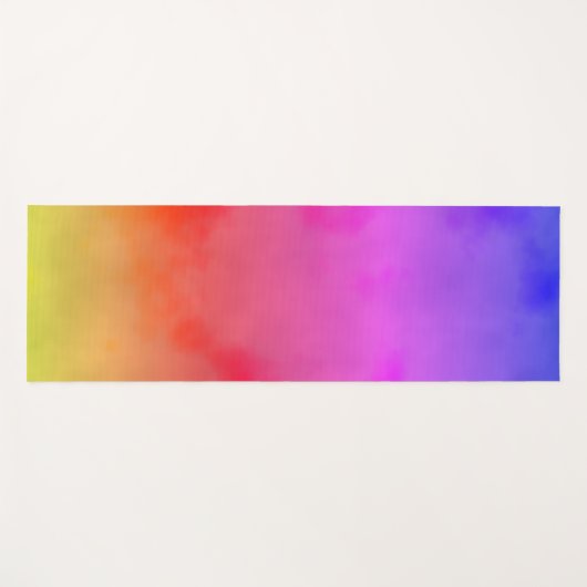 Regenboogdamp Yogamat (Voorkant (horizontaal))