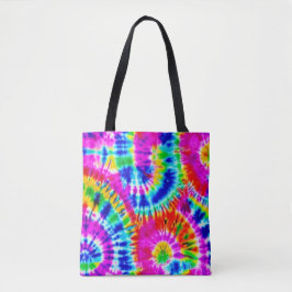 Regenboogdaskleurige canvas tas