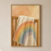 Regenboogdek Waterverf Whimsical Kunstposter Poster
