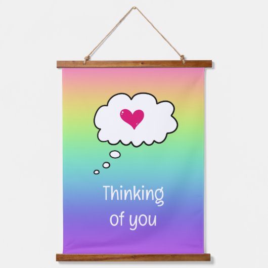 Regenboogdendenken over de wandtapijten van u hangend wandkleed (Voorkant)