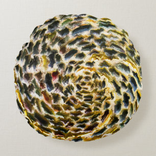 Regenboogdepressie Rond Kussen