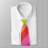 Regenboogdiagonaal Stropdas (Gebonden)