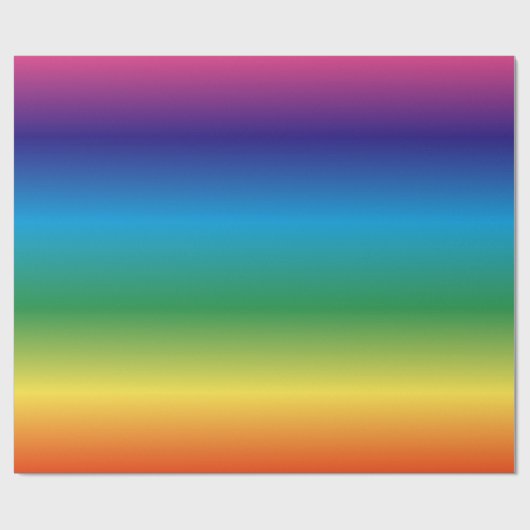 Regenboogdiepte Cadeaupapier (Vlak)