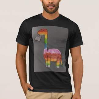 Regenboogdinosaurus T-shirt