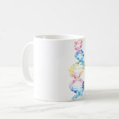 RegenboogDNA Koffiemok (Voorkant links)