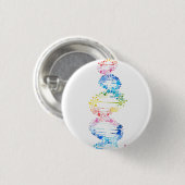 RegenboogDNA Ronde Button 3,2 Cm (Voorkant /achterkant)