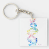 RegenboogDNA Sleutelhanger (voorkant)