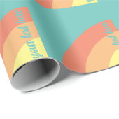 Regenboogdoel Regenboog Blauw, Rood, Perzik Phonec Cadeaupapier (Rol Hoek)