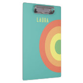 regenboogdoel retro 80s Klembord (Rechts)