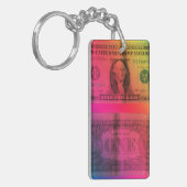 Regenboogdollar Sleutelhanger (Voorkant Links)