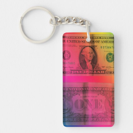 Regenboogdollar Sleutelhanger (Voorkant)