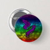 Regenboogdom Ronde Button 5,7 Cm (Voorkant /achterkant)