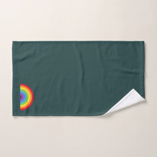 Regenboogdonkerblauwe handdoeken (Handdoek)