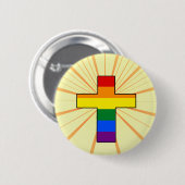 Regenboogdoorsnede Button (Voorkant /achterkant)