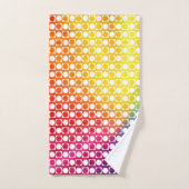 Regenboogdot Bad Handdoek (Handdoek)