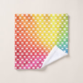 Regenboogdot Bad Handdoek (Wasdoekje)