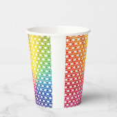 Regenboogdot Papieren Bekers (Links)
