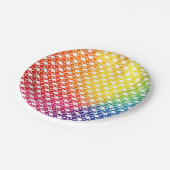 Regenboogdot Papieren Bordje (Gekanteld)