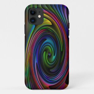 regenboogdraden ifoon iPhone 11 hoesje