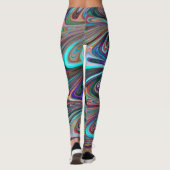 regenboogdraden leggings (Achterkant)