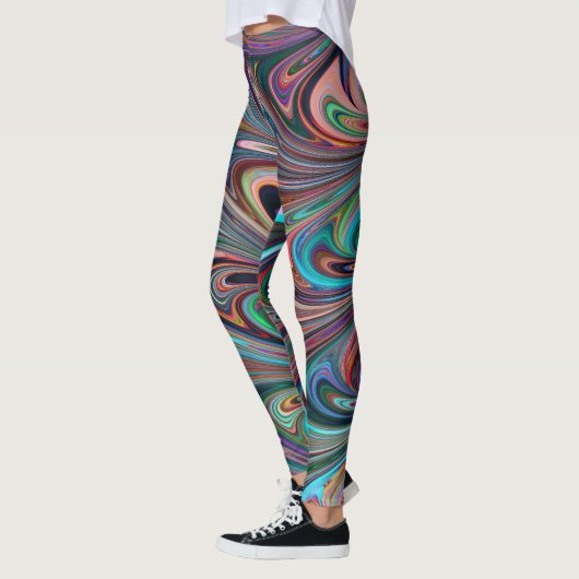 regenboogdraden leggings (Links)
