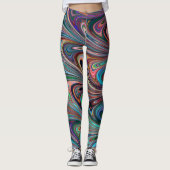 regenboogdraden leggings (Voorkant)