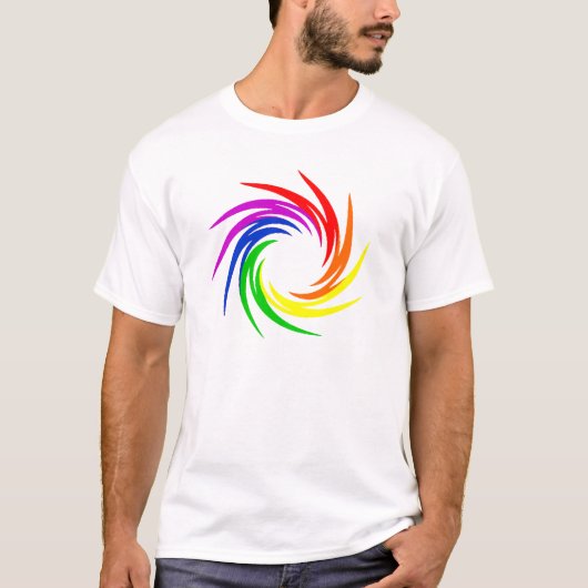 Regenboogdraf1 T-shirt (Voorkant)