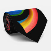 regenboogdragel III Stropdas (Opgerold)