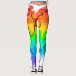 Regenboogdragel Leggings