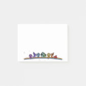 Regenboogdragons Post-it® Notes (Voorkant)
