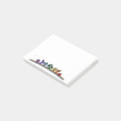 Regenboogdragons Post-it® Notes (Schuin)