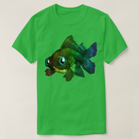 Regenboogdrakenooggoudvis T-shirt (Design voorkant)