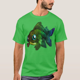 Regenboogdrakenooggoudvis T-shirt