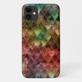 Regenboogdrakenschalen textuur Case-Mate iPhone case