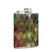 Regenboogdrakenschalen textuur heupfles (Rechts)