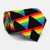 regenboogdriehoek. stropdas (Opgerold)
