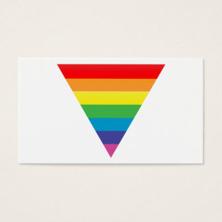 regenboogdriehoek visitekaartje