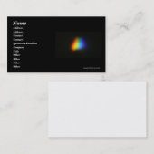 Regenboogdriehoek Visitekaartje (Voorkant / Achterkant)