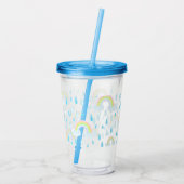regenboogdromen acryl drinkbeker (Achterkant)