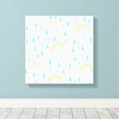 regenboogdromen canvas afdruk (Insitu (Houten vloer))