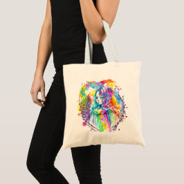 Regenboogdromen: de Waterverf muze Tote Bag