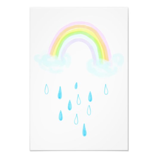 regenboogdromen foto afdruk (Voorkant)