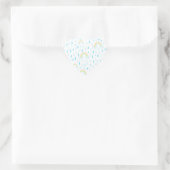 regenboogdromen hart sticker (Tas)