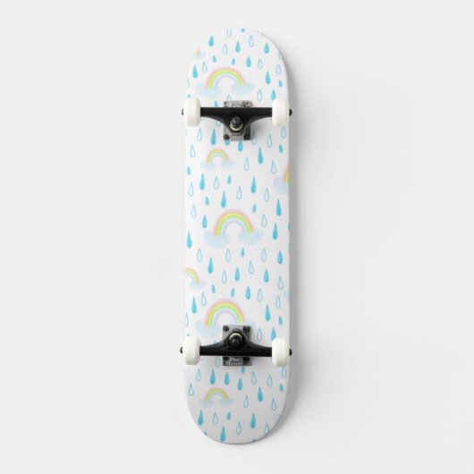 regenboogdromen persoonlijk skateboard (Voorkant)